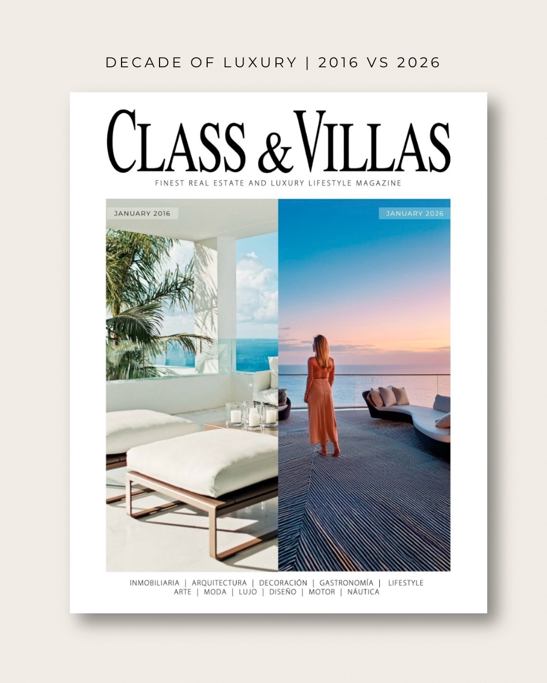 Publicación de Instagram de Class & Villas