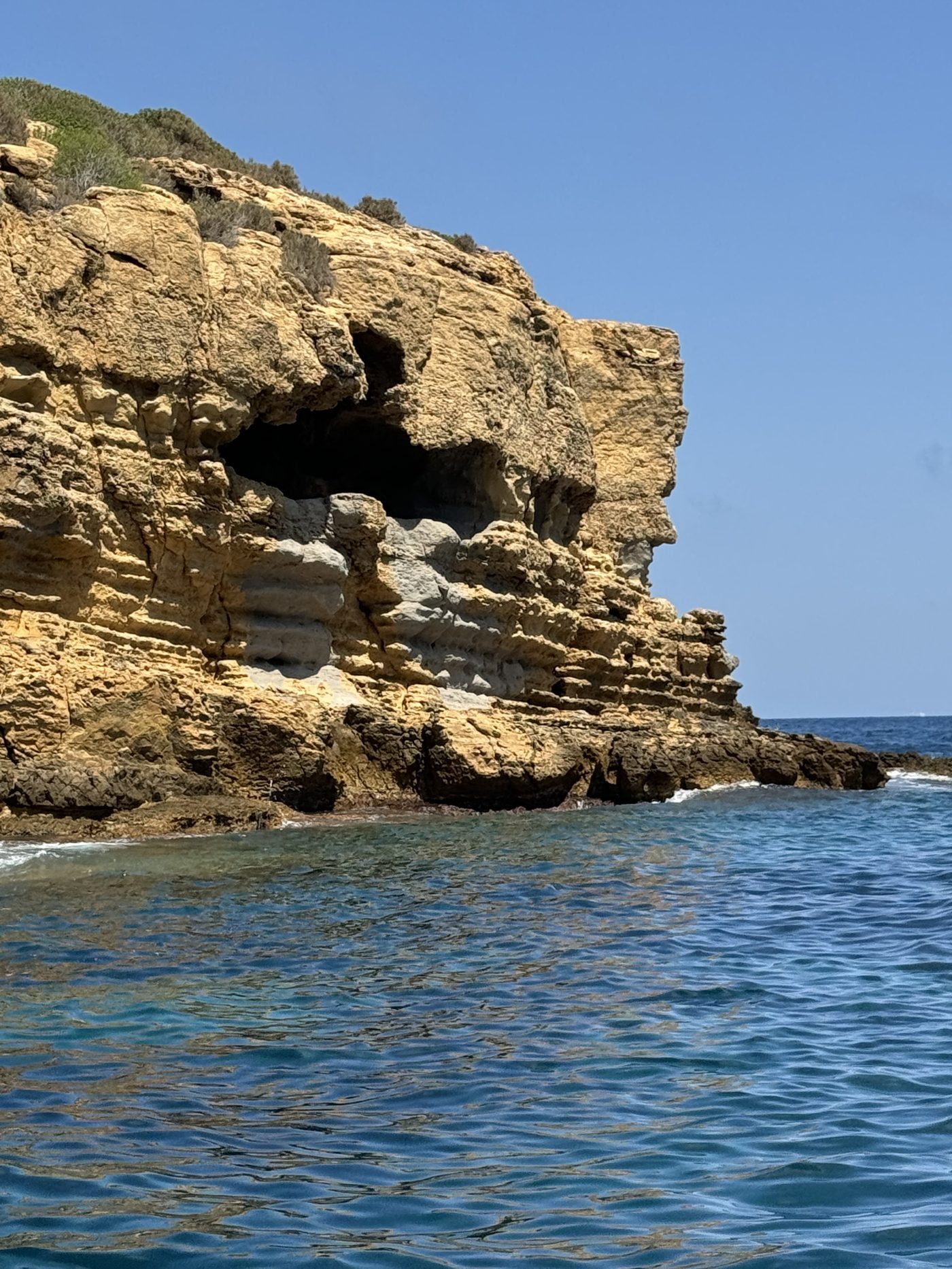Acantilados y calas de la costa de Jávea
