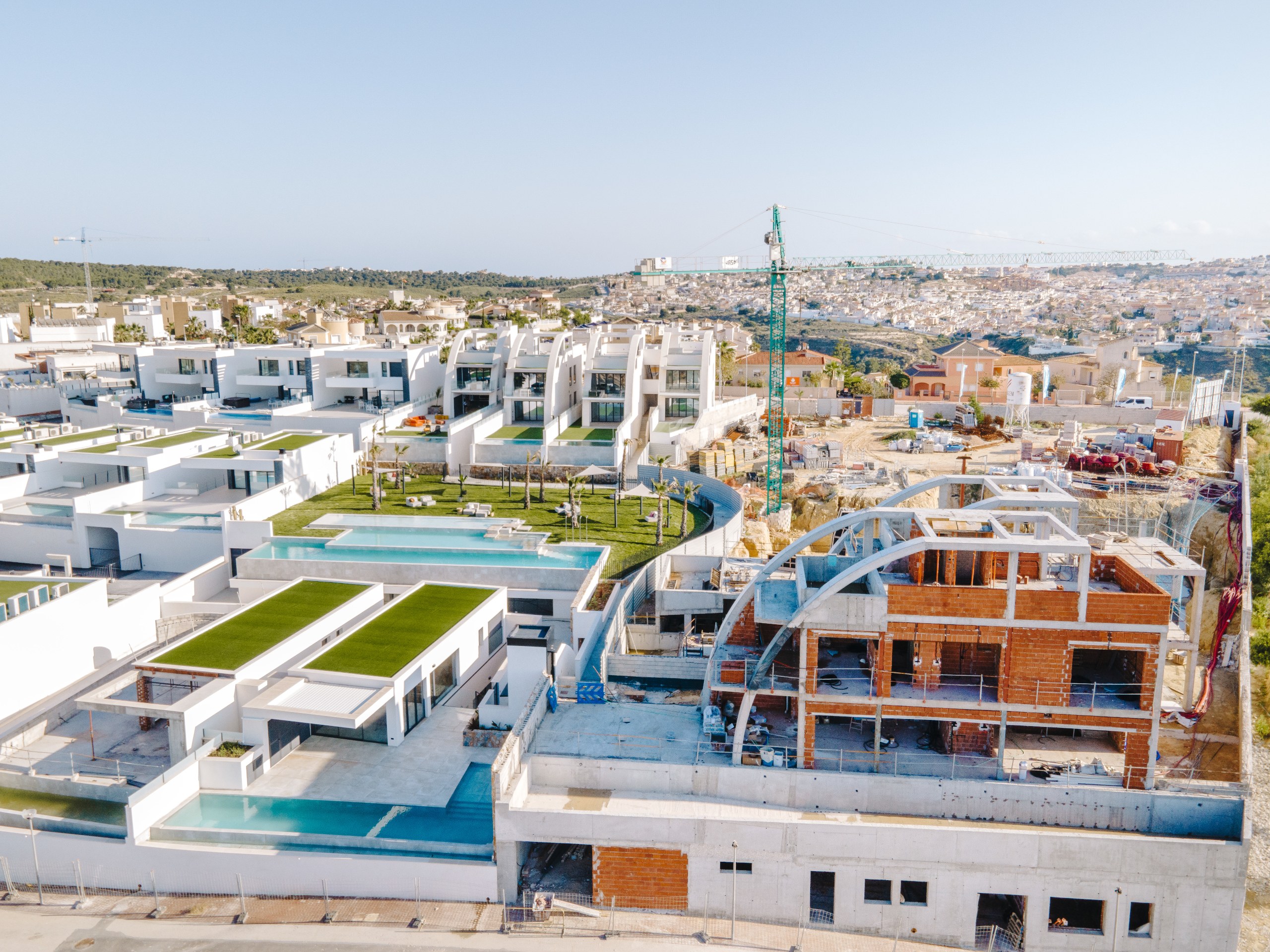 Le Residencial Oceanic en construction