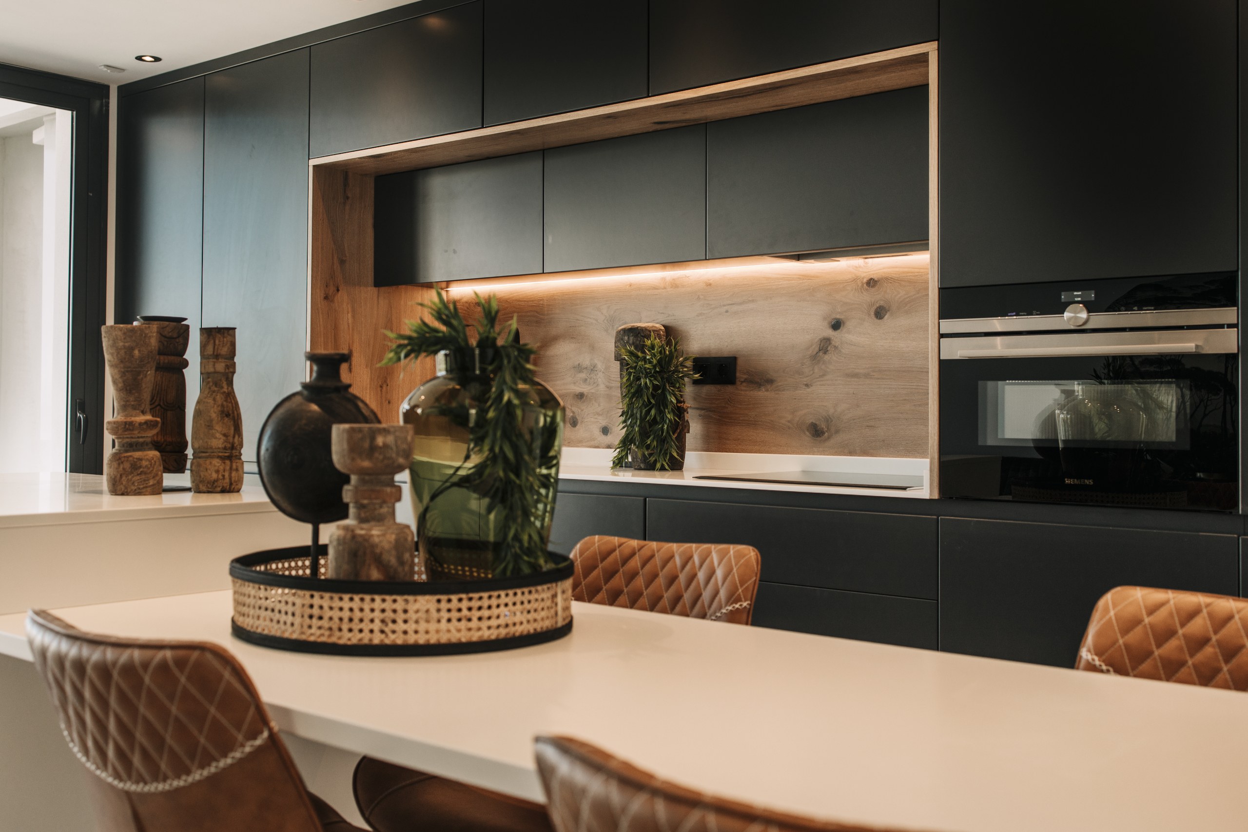 Keuken van Bella Kitchens in een appartement van Residencial Oceanic