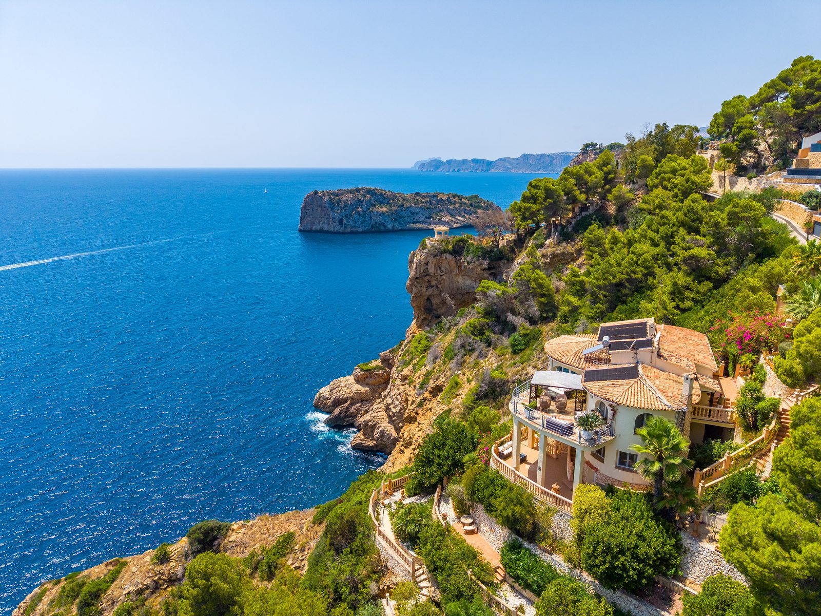 Clifftop villa by Cabo de la Nao, Jávea