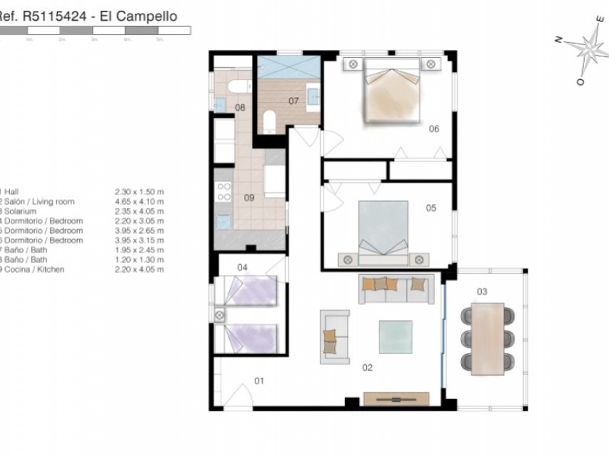 3 Dormitorios - El Campello — 30/30