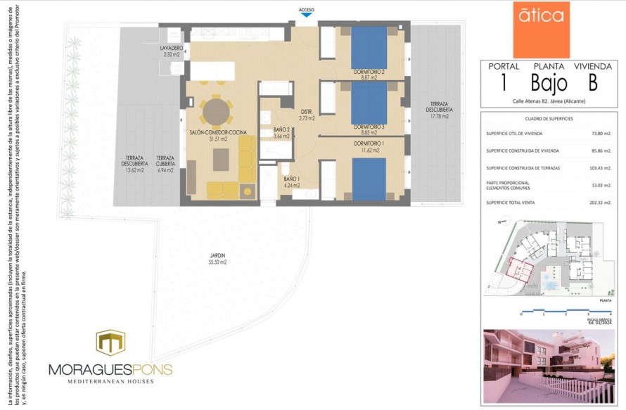 3 Bedrooms - Jávea — 1/8