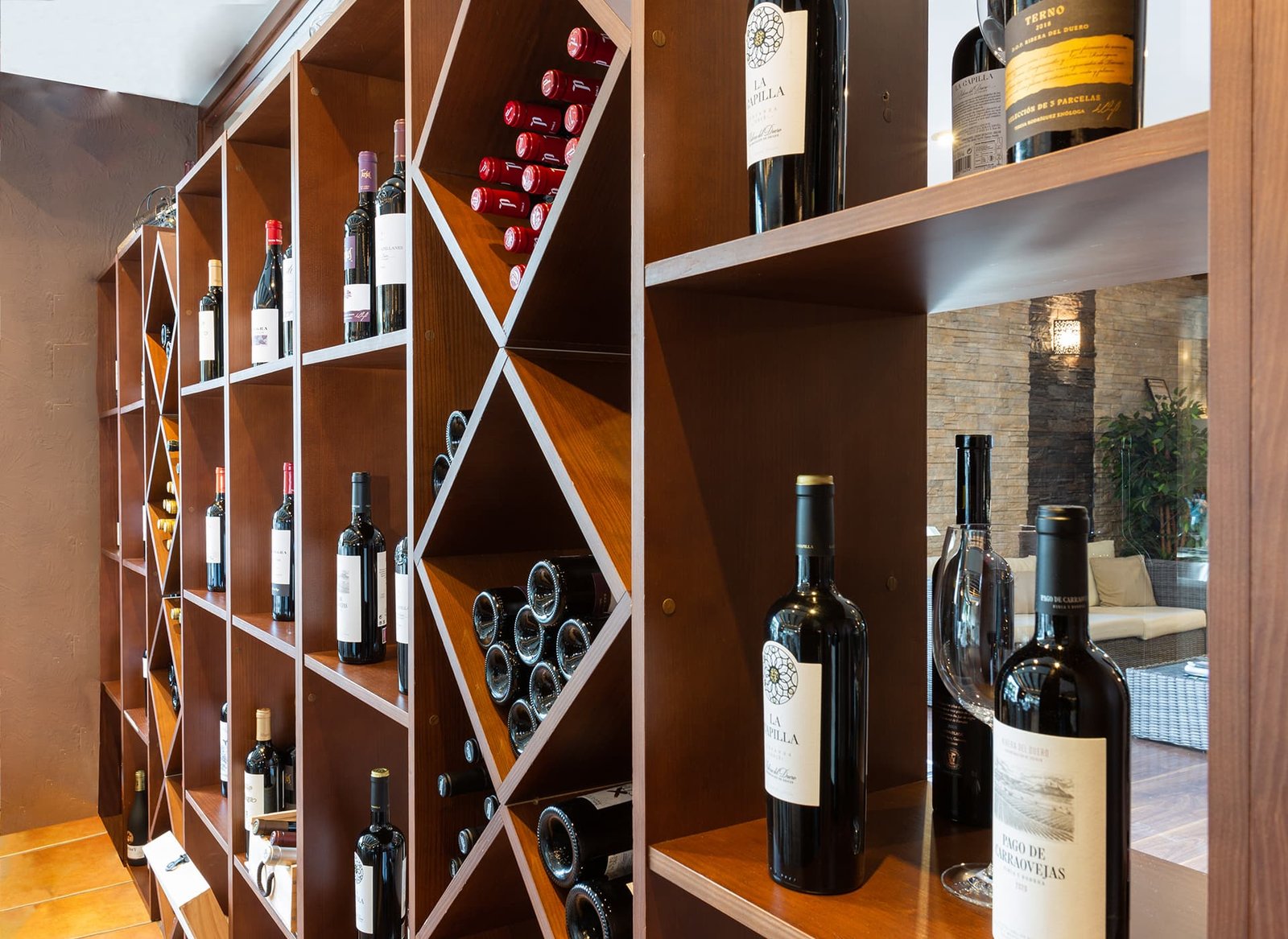 The wine cellar