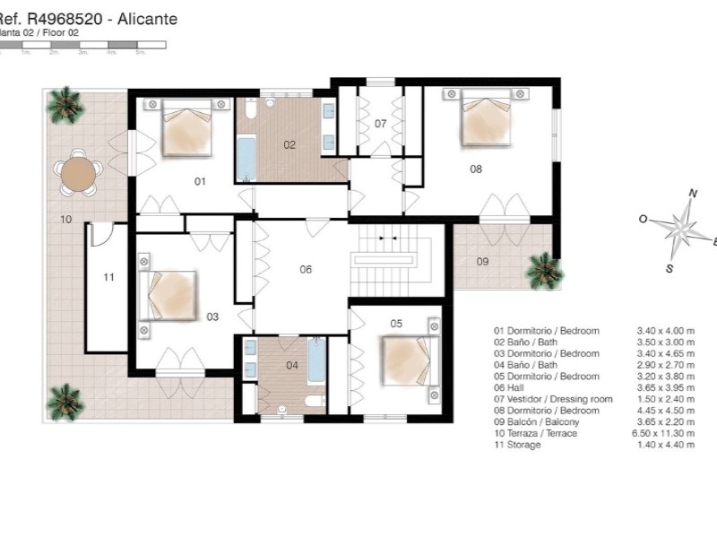 5 Bedrooms - Alicante / Alacant — 50/53