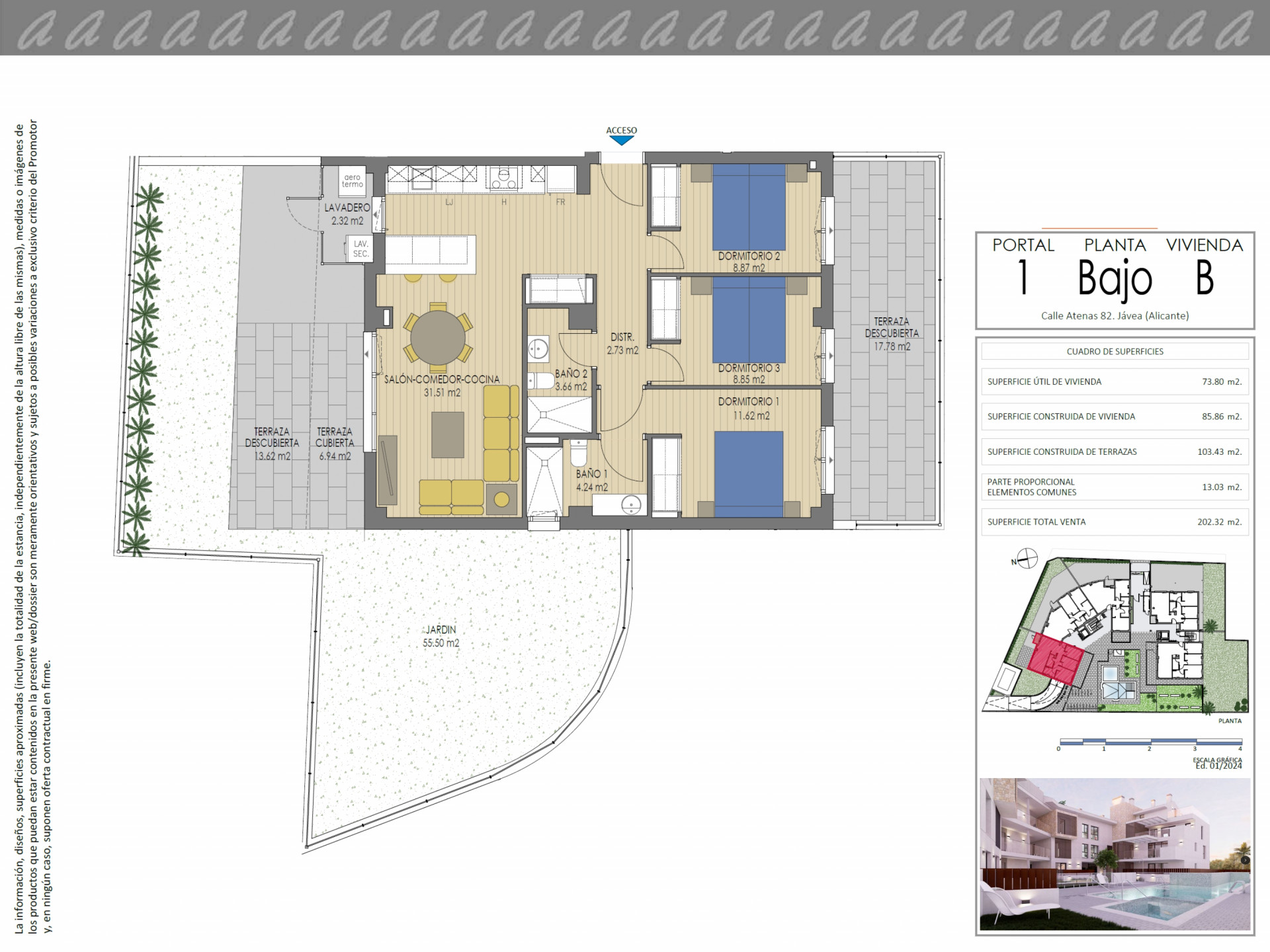 3 Schlafzimmer - Xàbia