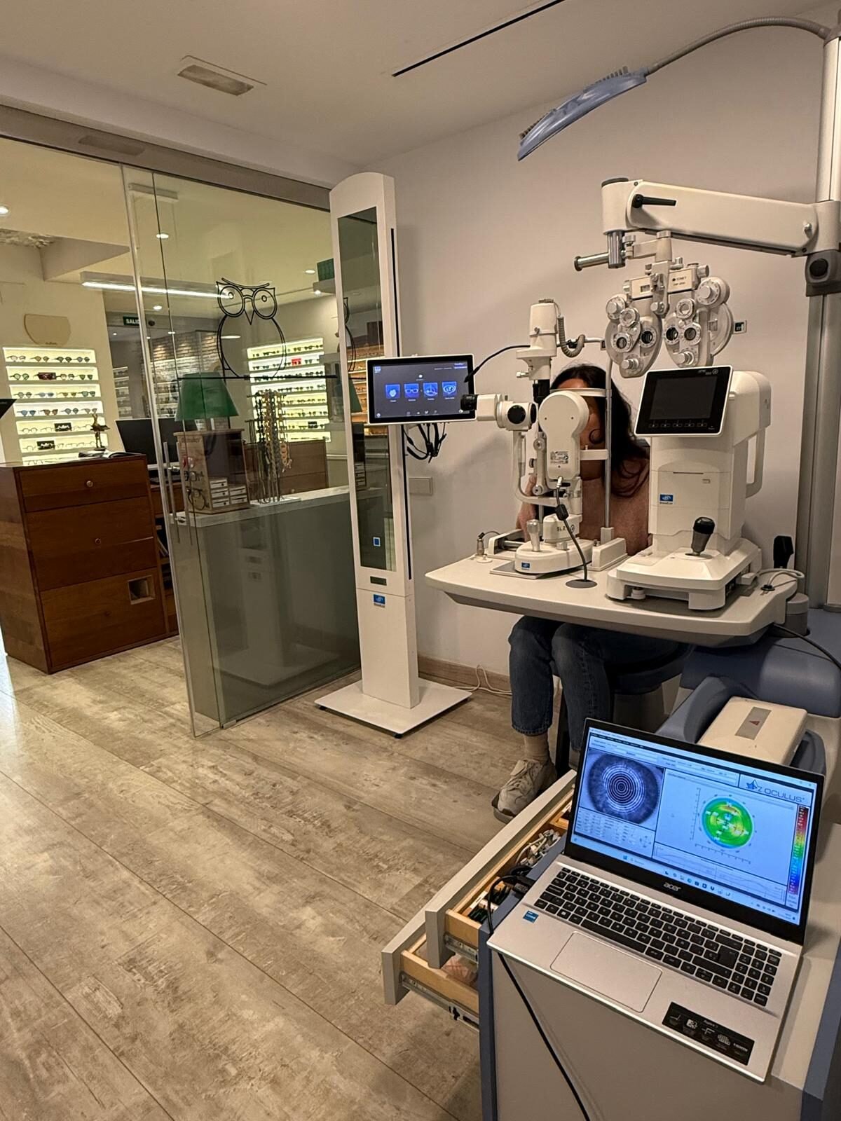 De optometrieruimte