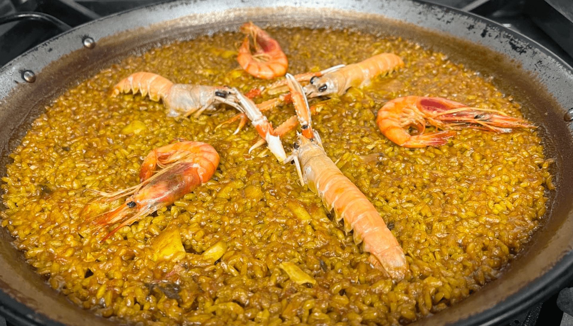 Paella aux fruits de mer