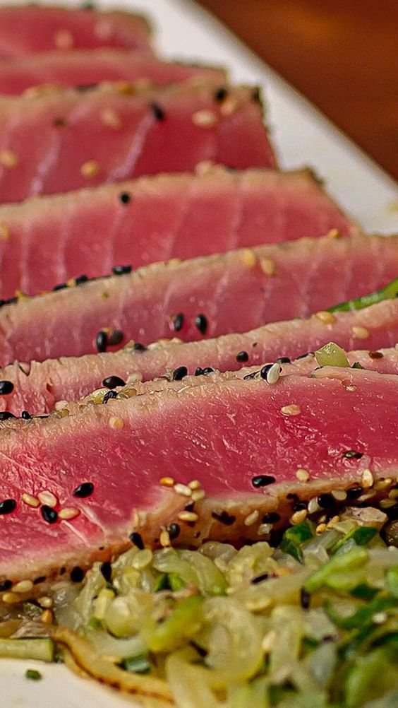 Tataki de thon rouge