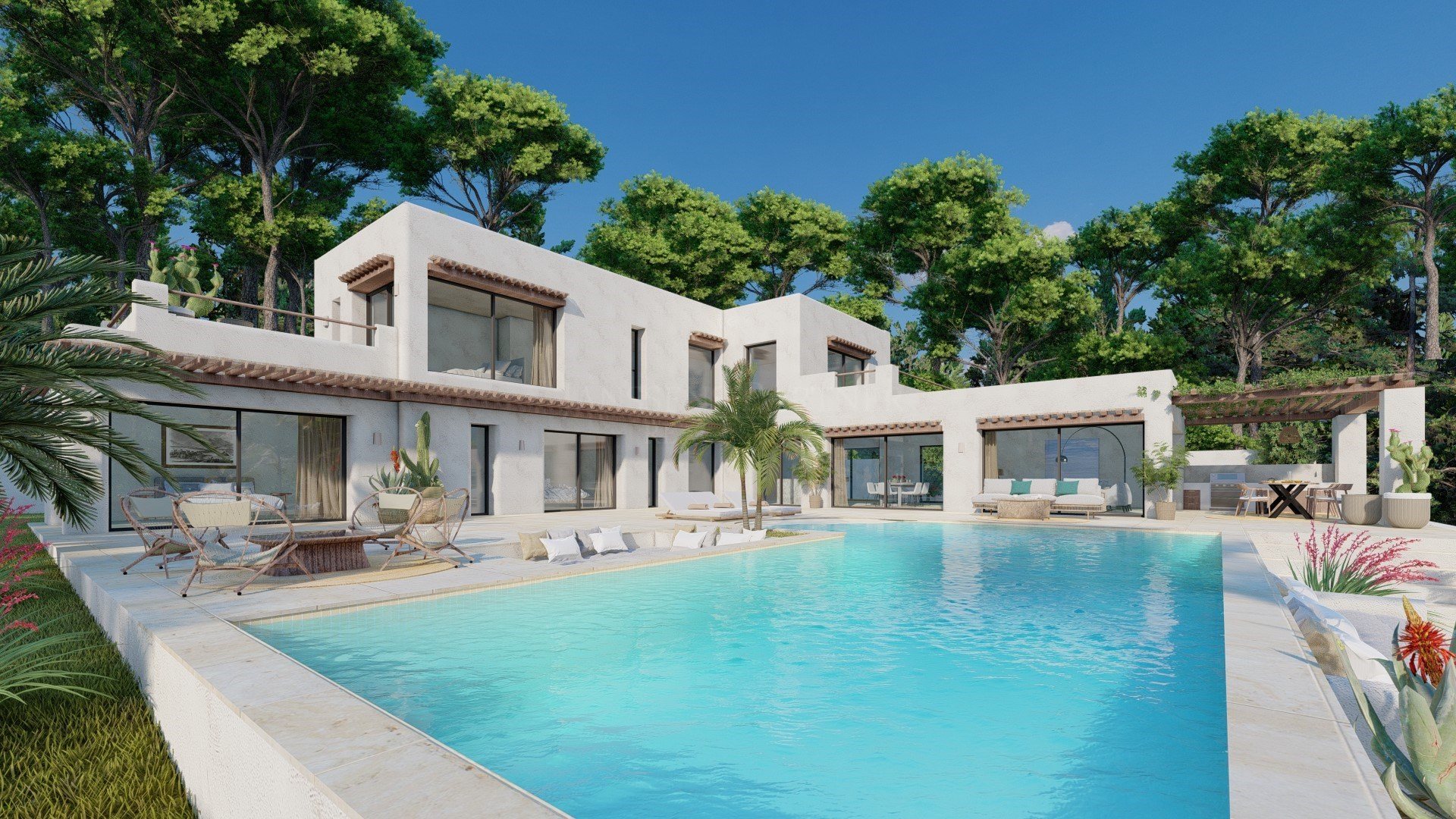 Ibiza-style villa in Balcón al Mar (Jávea)
