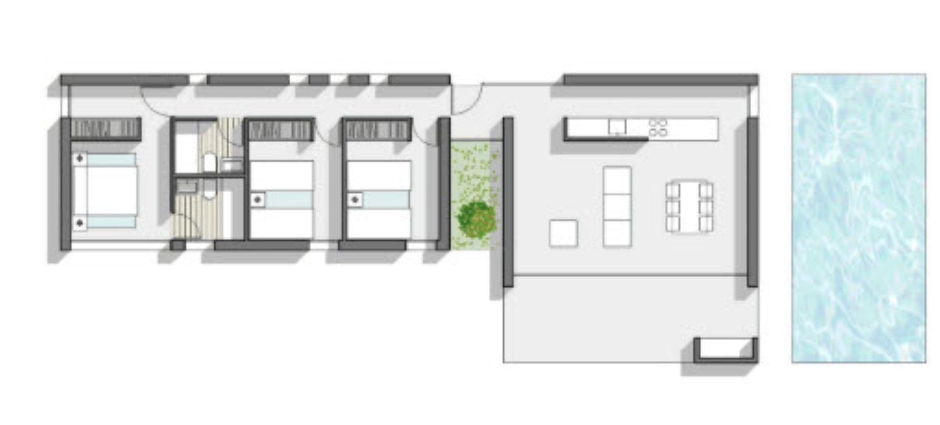 3 Schlafzimmer - Pedreguer