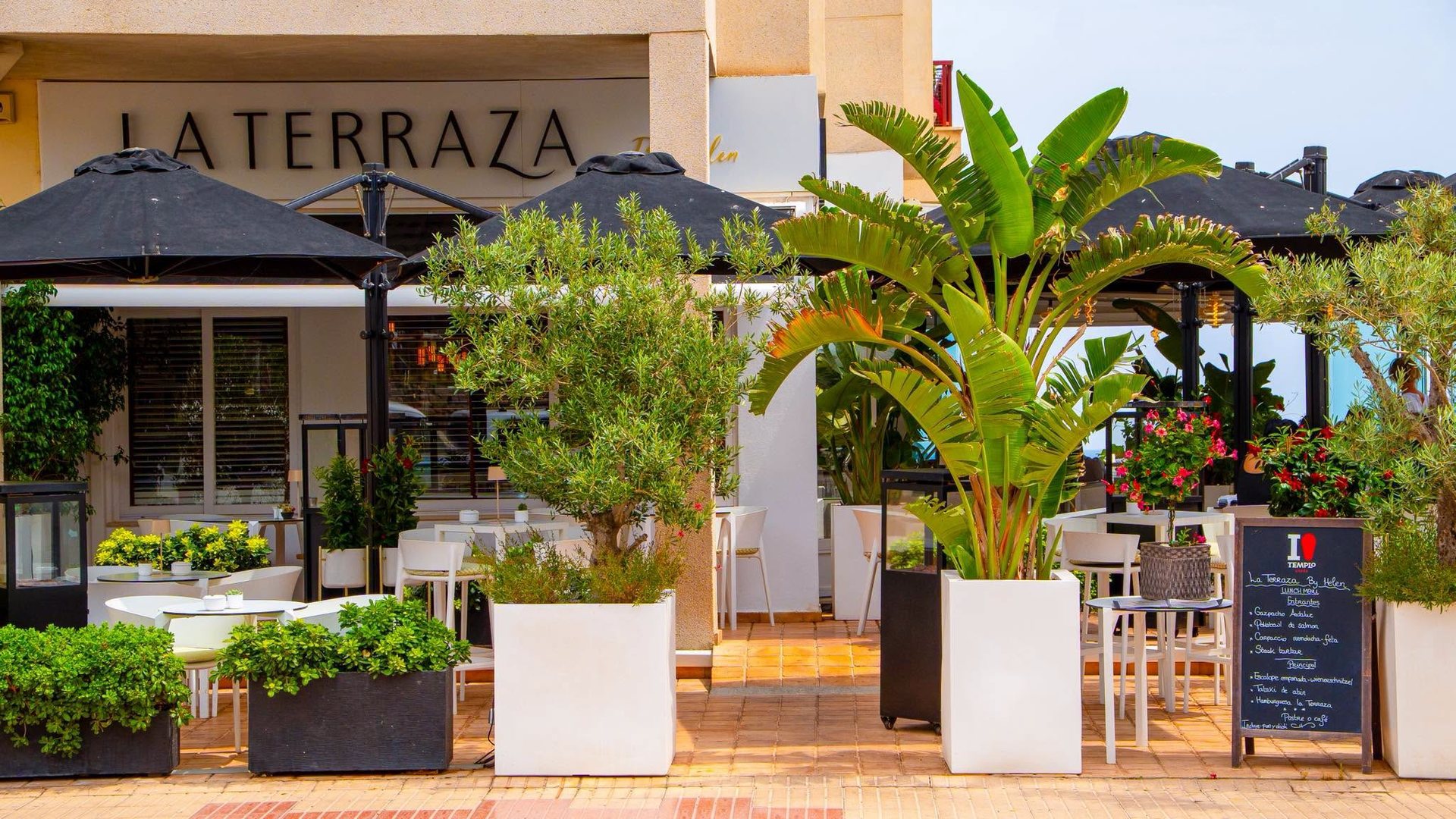 The entrance, on Calle Conde de Altea