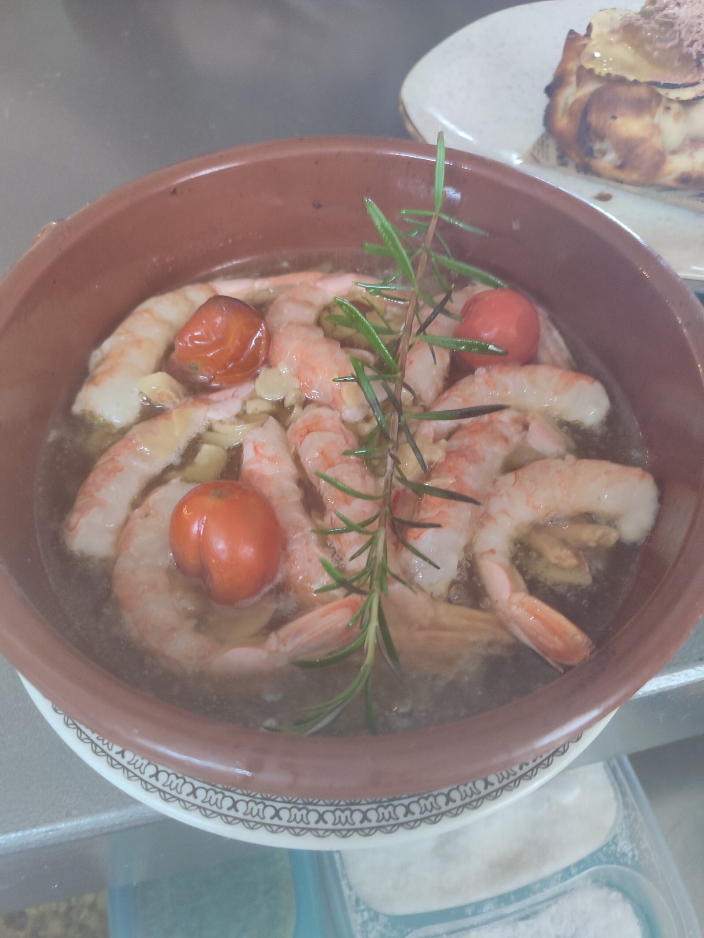Crevettes à l'ail