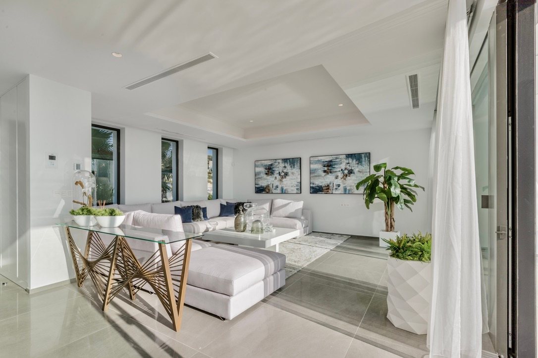 Villa Morris: living room