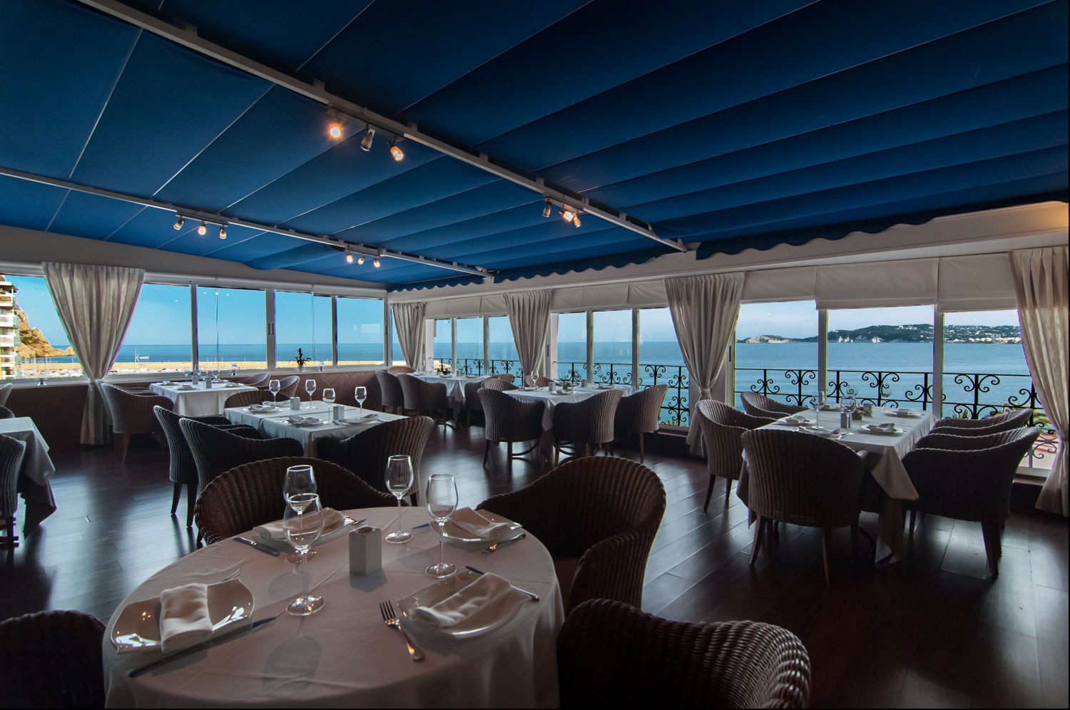 Le restaurant Attico, au dernier étage