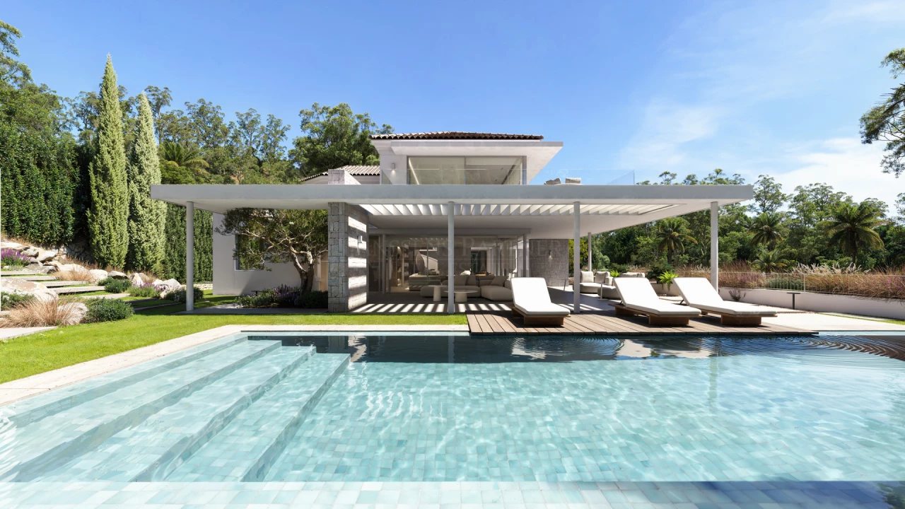 Villa Sapphire: pool and porch