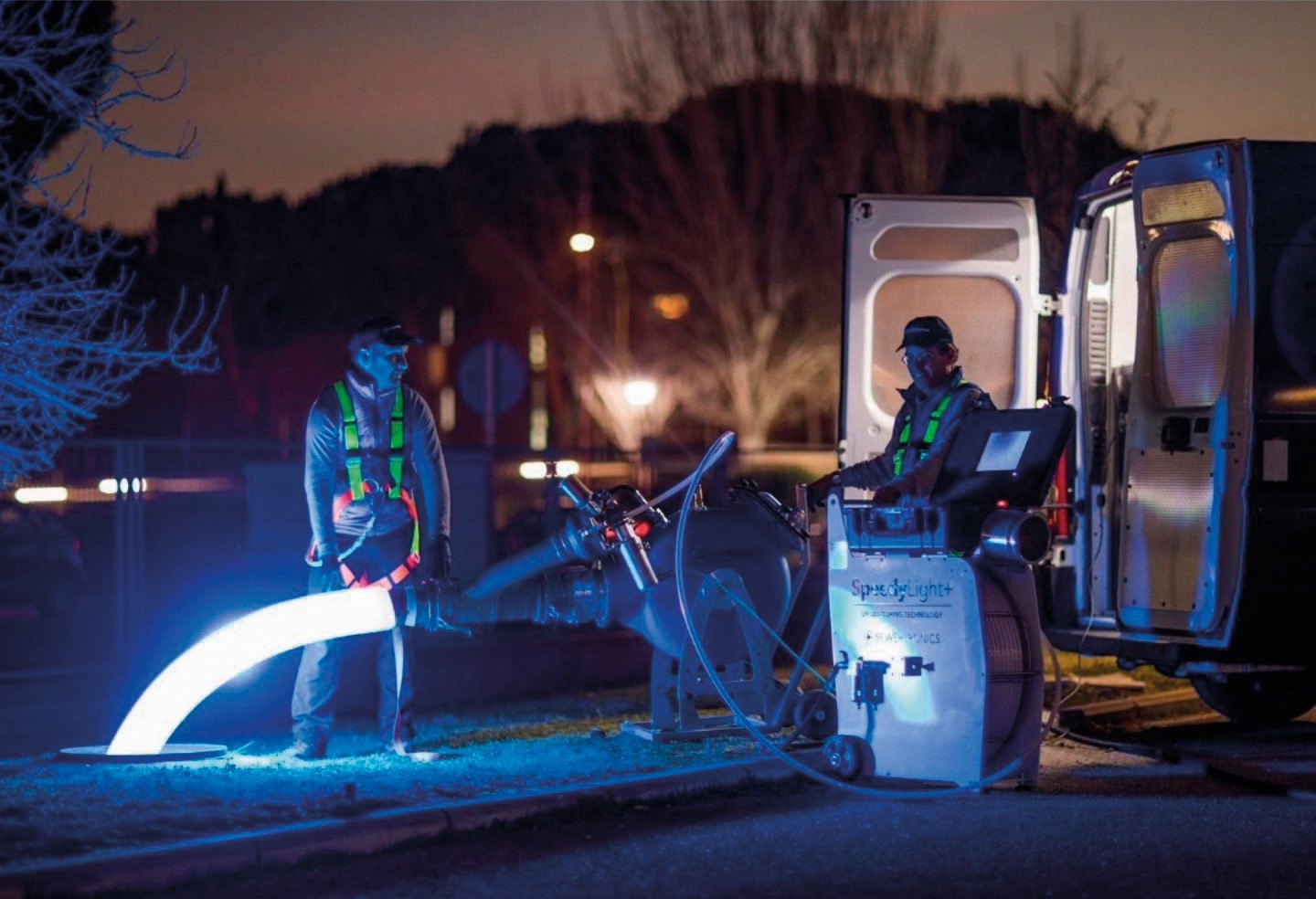 Réparation sans travaux par polymérisation LED