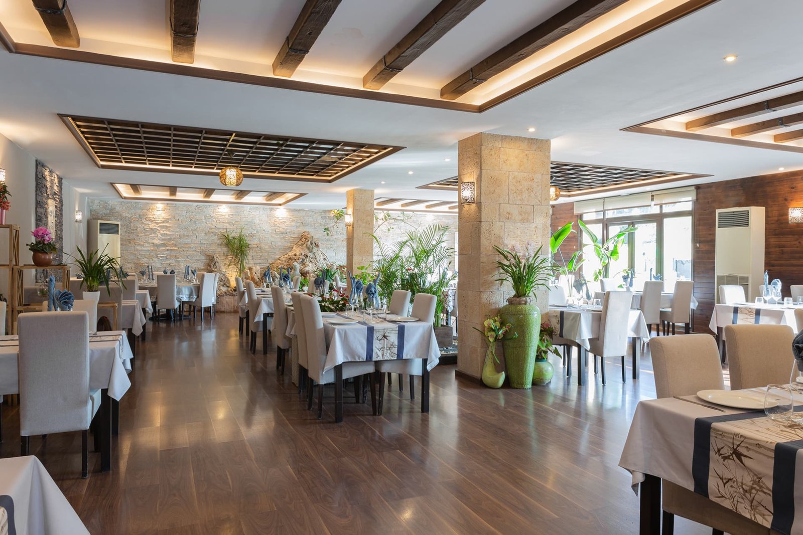 The dining room