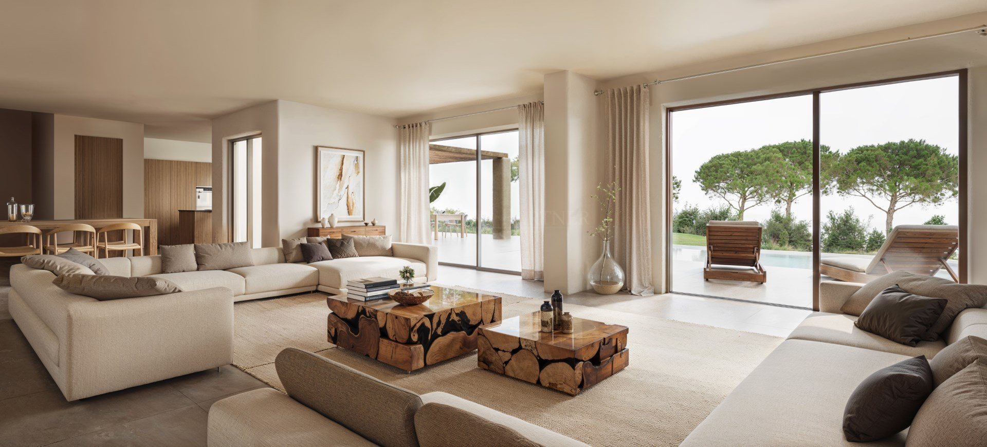 Villa in Ambolo: living room
