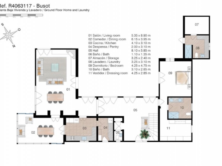 5 Bedrooms - Busot — 13/85