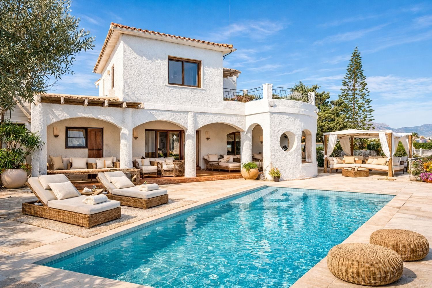 Clifftop villa in El Albir