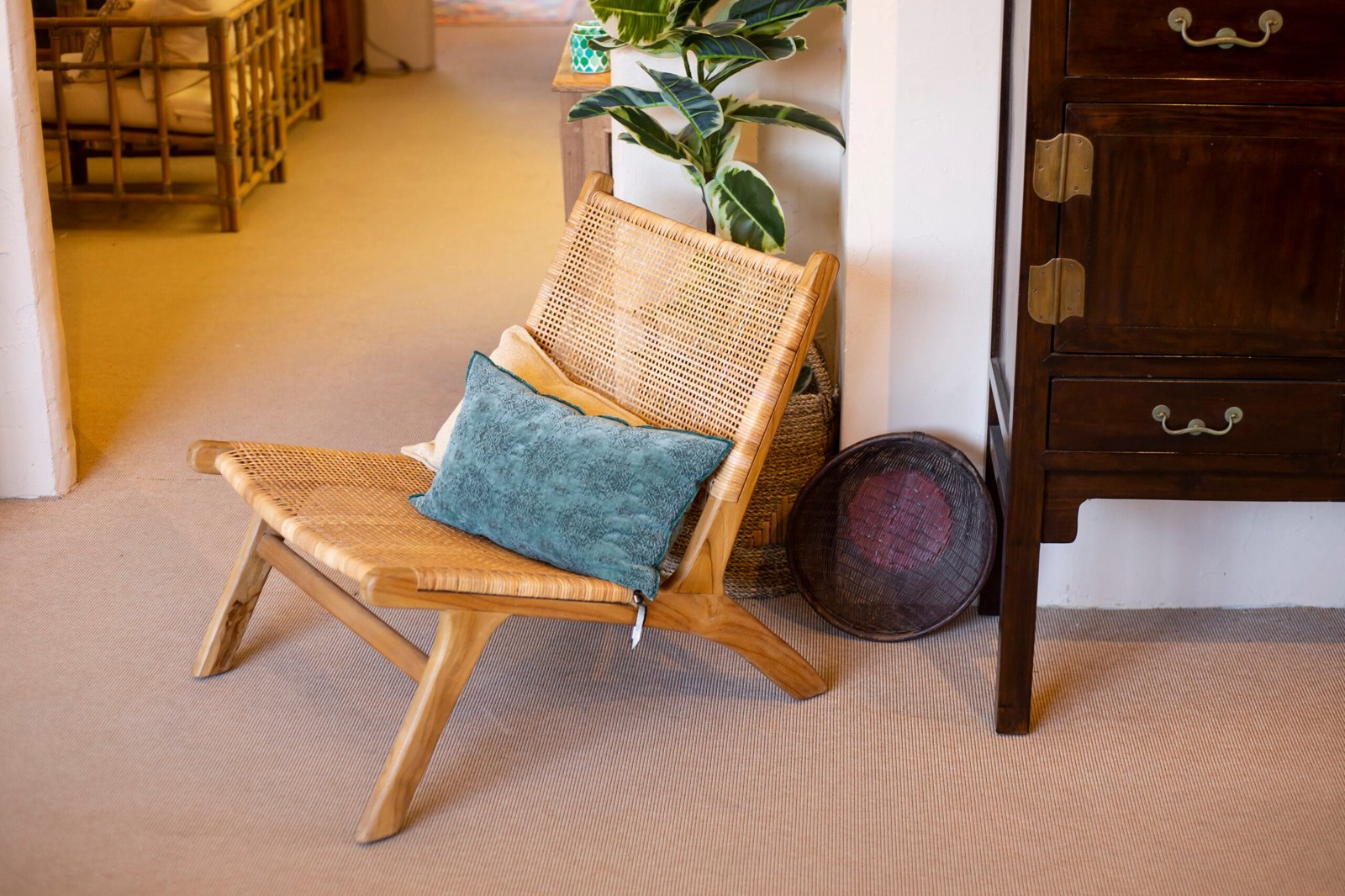 Een hoek van de showroom